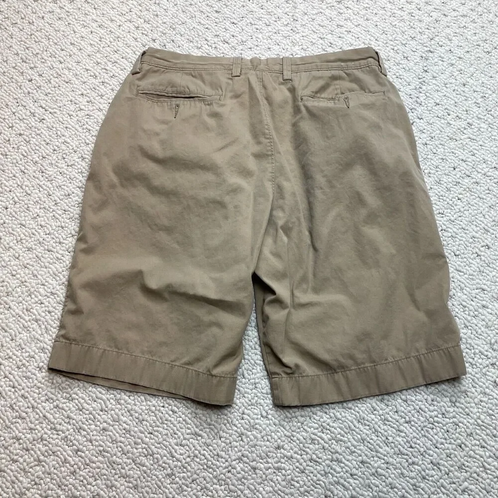 J.Crew 445 Shorts Mens 32 Cotton Beige Chino Straight Solid 10